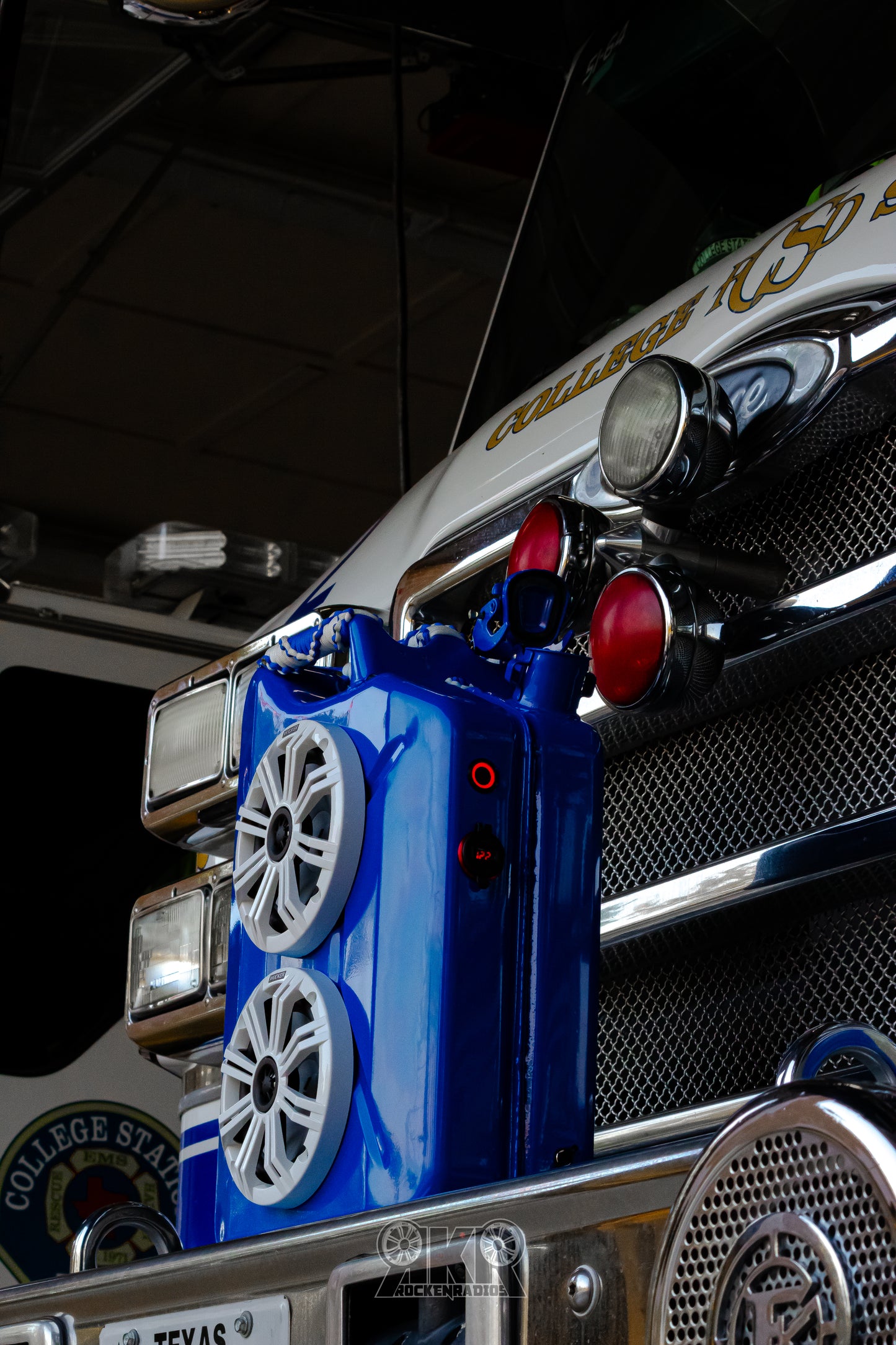 COBALT BLUE JERRY CAN SPEAKER